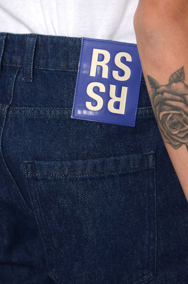 RAF SIMONS Slim Fit Blue Jeans - 5