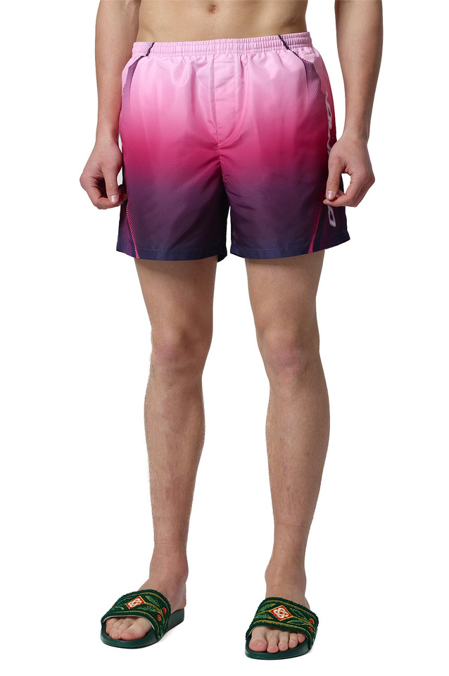 CASABLANCA Gradient Aubergine Swimshorts  - 1
