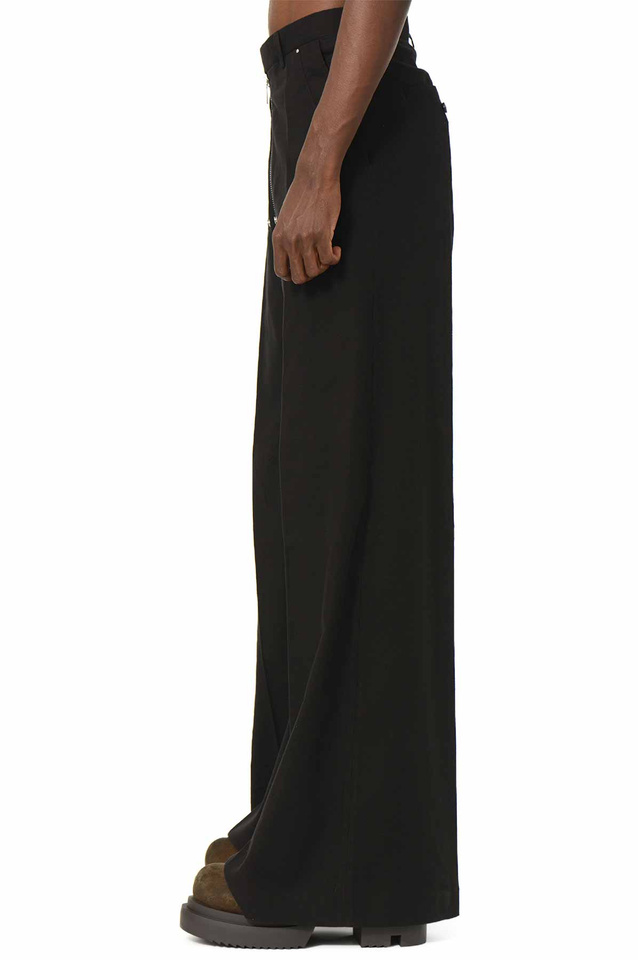 RICK OWENS Concordians Tailored Wide Belas Trousers - 3