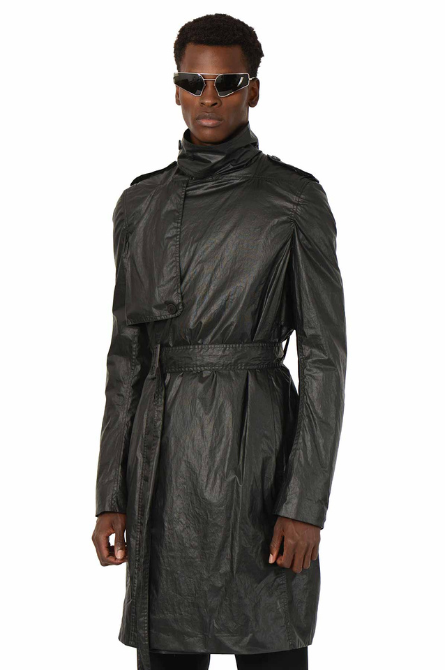 RICK OWENS Concordians Mastotrench Trench Coat - 1