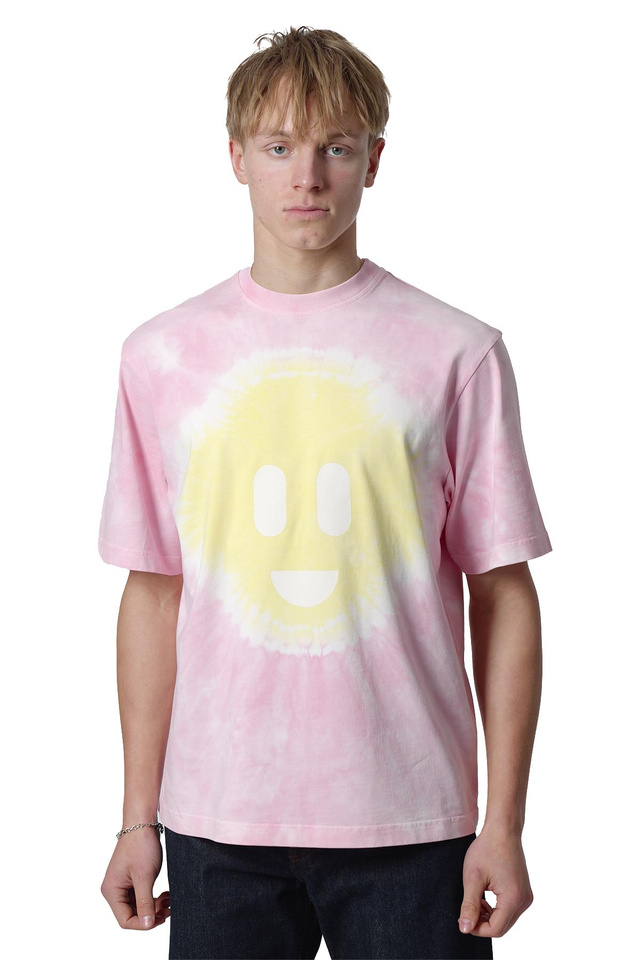 CASABLANCA Tie Dye T-shirt Pink - 1
