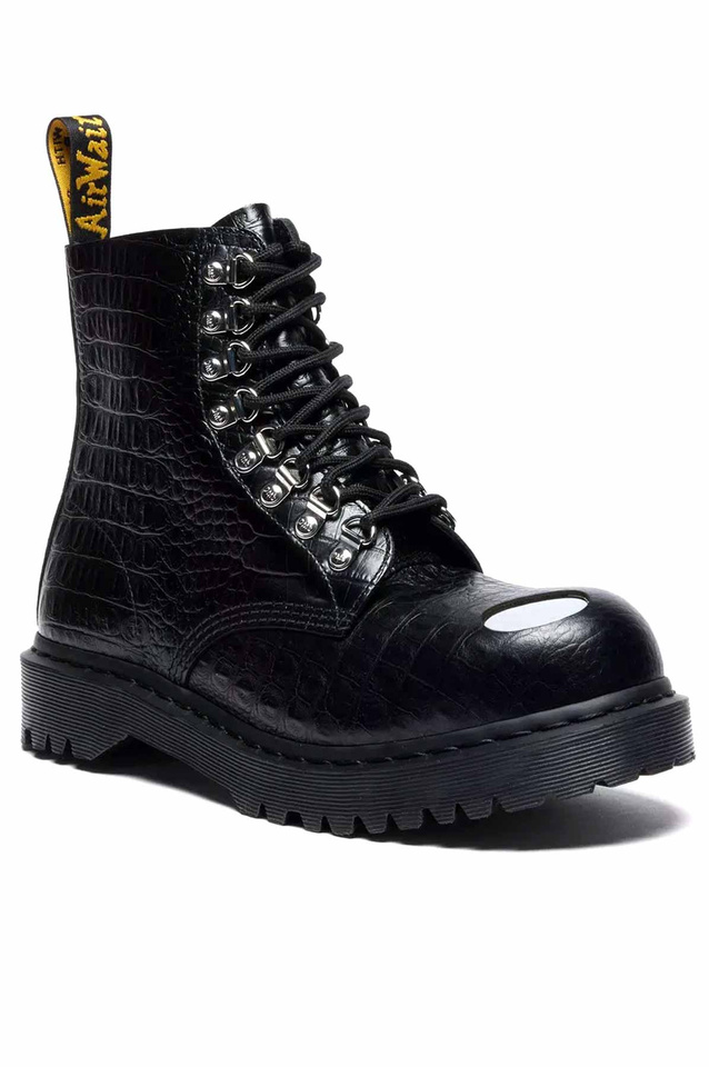 DR. MARTENS 1460 Pascal Steel Toe Boot Black - 2