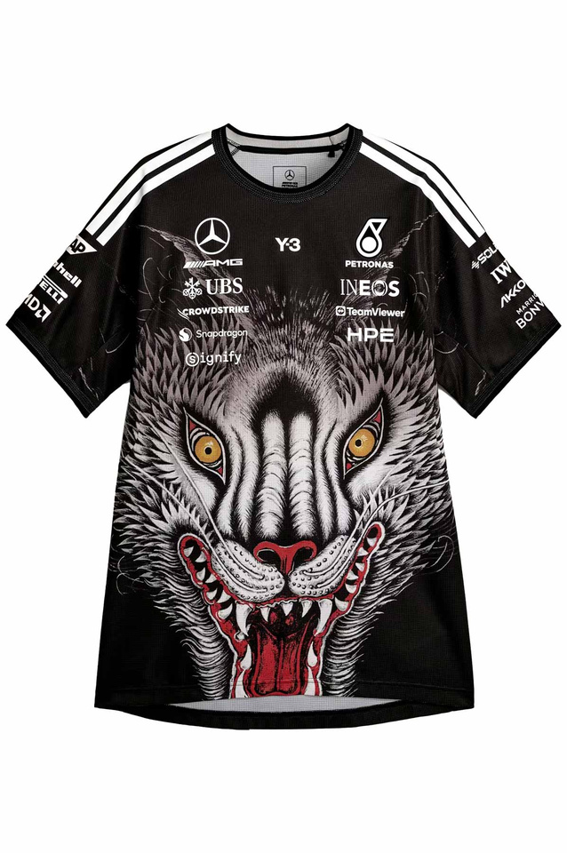Y-3 x Mercedes AMG Petronas Team F1 "Driver" Graphic Unisex T-Shirt - 1