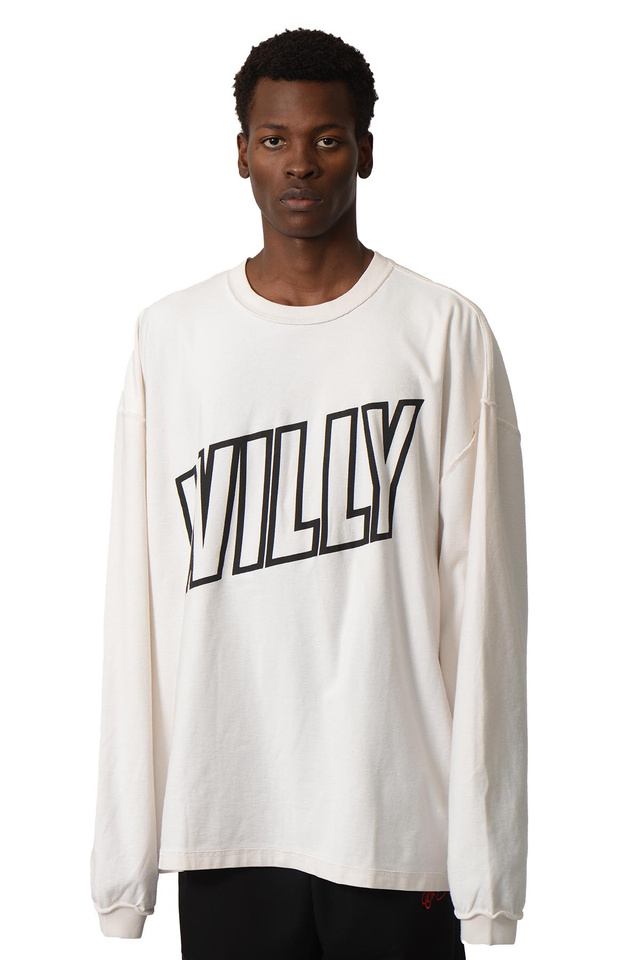 T-shirt WILLY CHAVARRIA Inside Out Buffalo Oversized LS Branco - 1