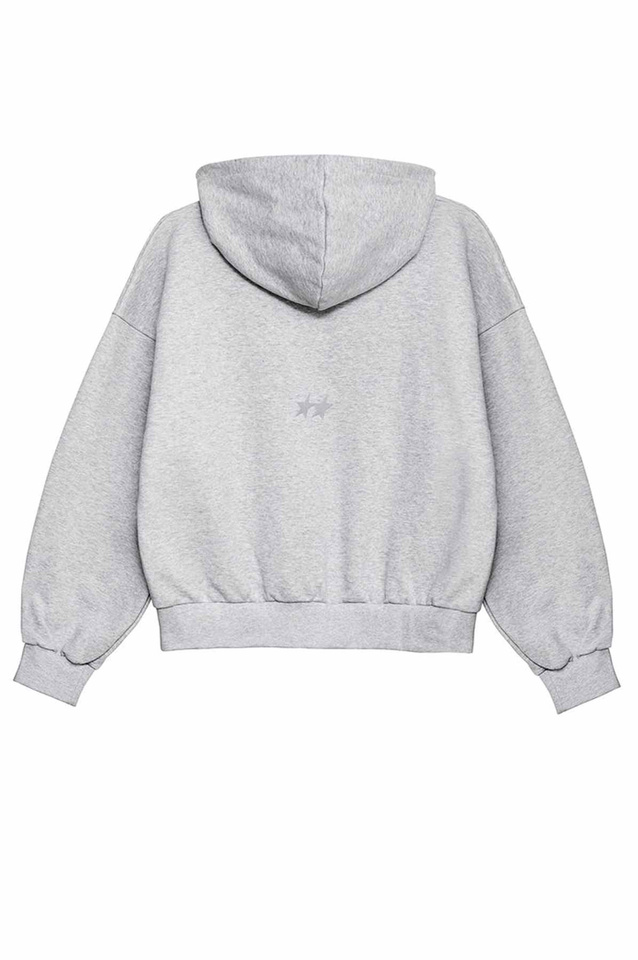 TWOJEYS Melange Grey Icon Hoodie - 8