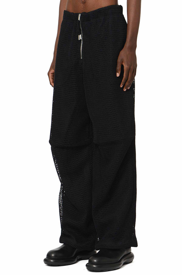 JIL SANDER Net Trousers Black - 1