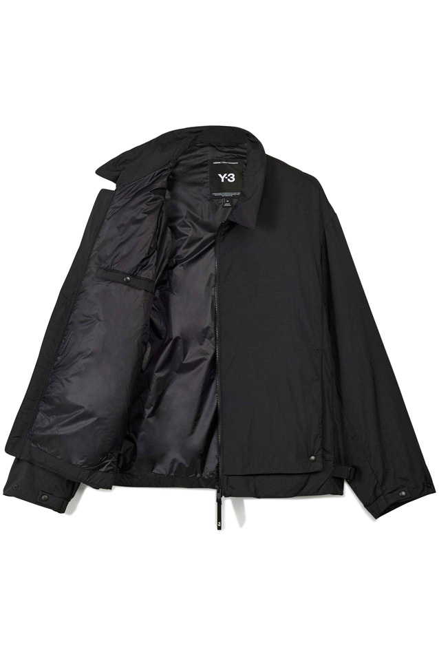 Y-3 Quilted Jacket Black - 1