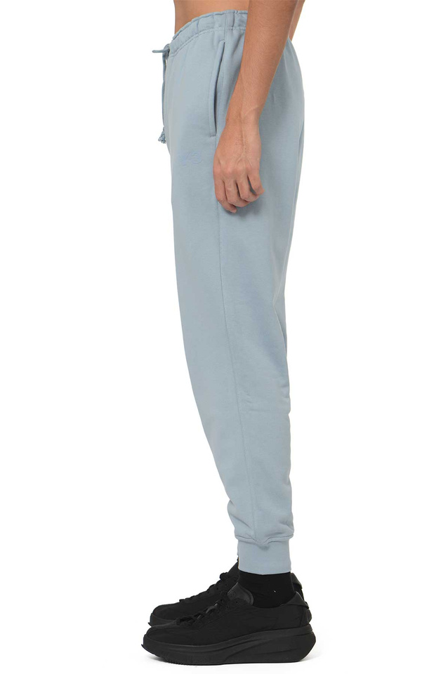 Y-3 Brushed Terry Cuffed Trousers Sky Blue  - 3