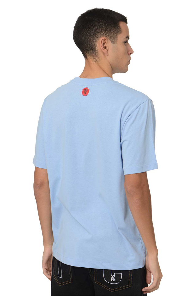 ICECREAM Running Puppy T-shirt Light Blue - 3