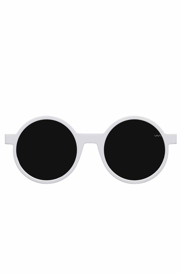 VAVA WL0016 Silver Sunglasses w/ Black Lenses - 1