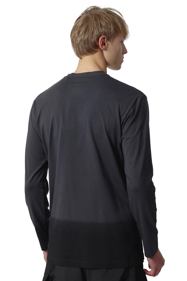 T-shirt de manga comprida Y-3 Dipped Faded Black  - 3
