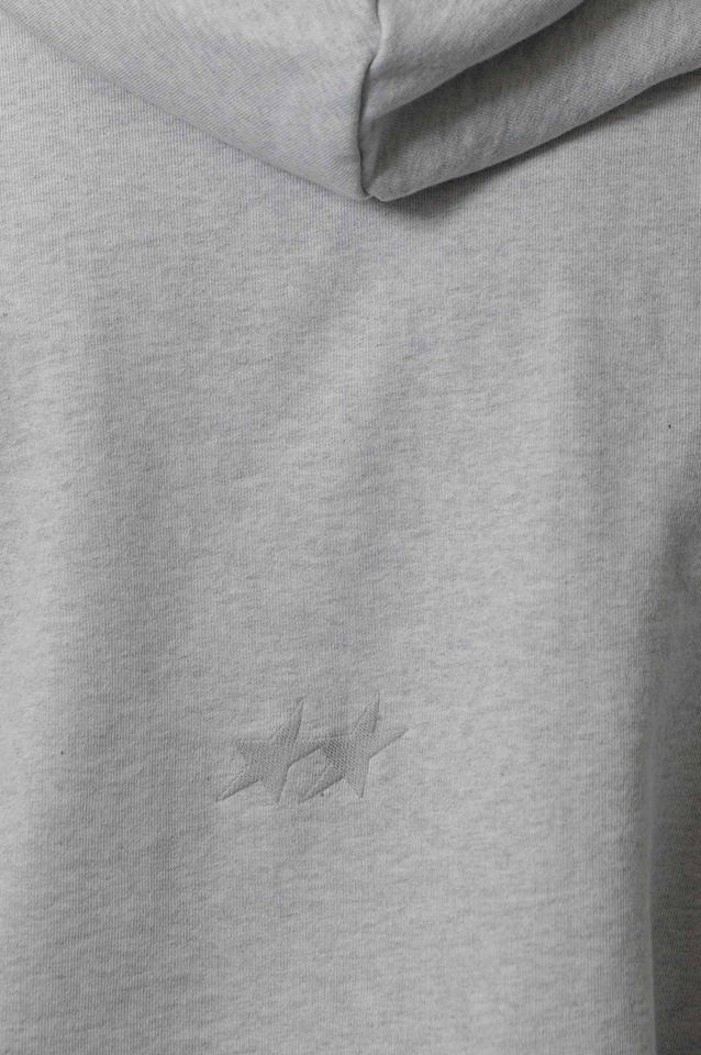 TWOJEYS Melange Grey Icon Hoodie - 5