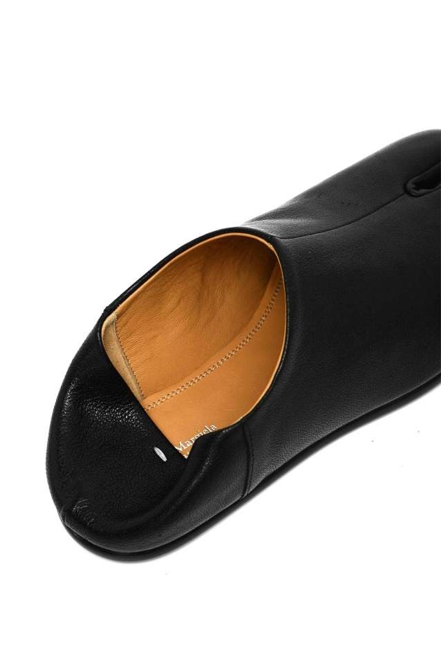 MAISON MARGIELA Tabi Babouche Shoes Black - 4