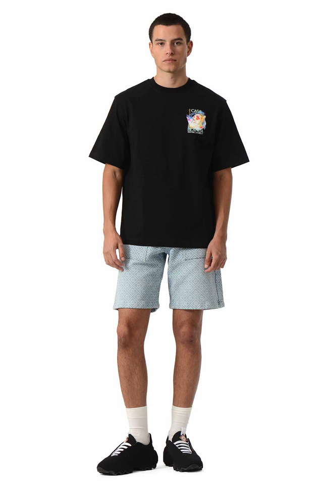 CASABLANCA T-shirt Galactic Connection Preto - 2