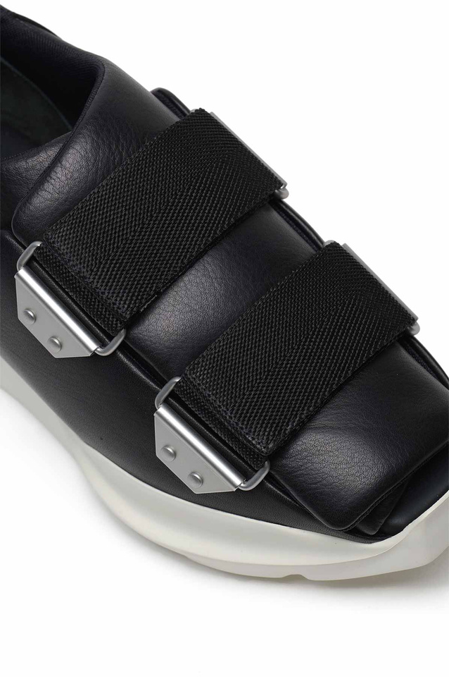 RICK OWENS Burrito Geth Sneakers Black/Milk - 4