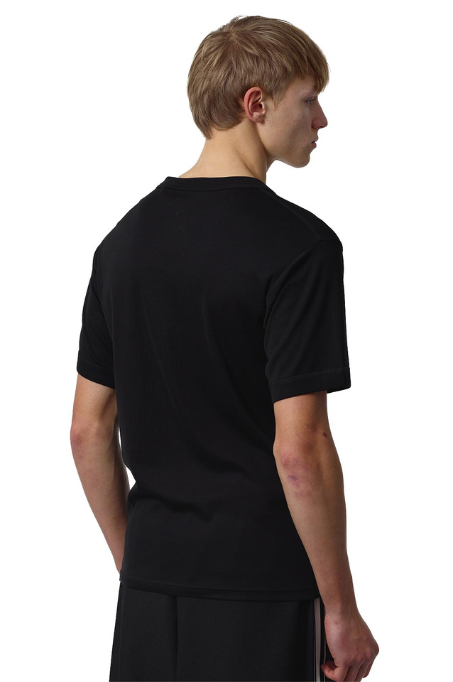 Y-3 Short-Sleeved Fitted T-shirt Black - 3