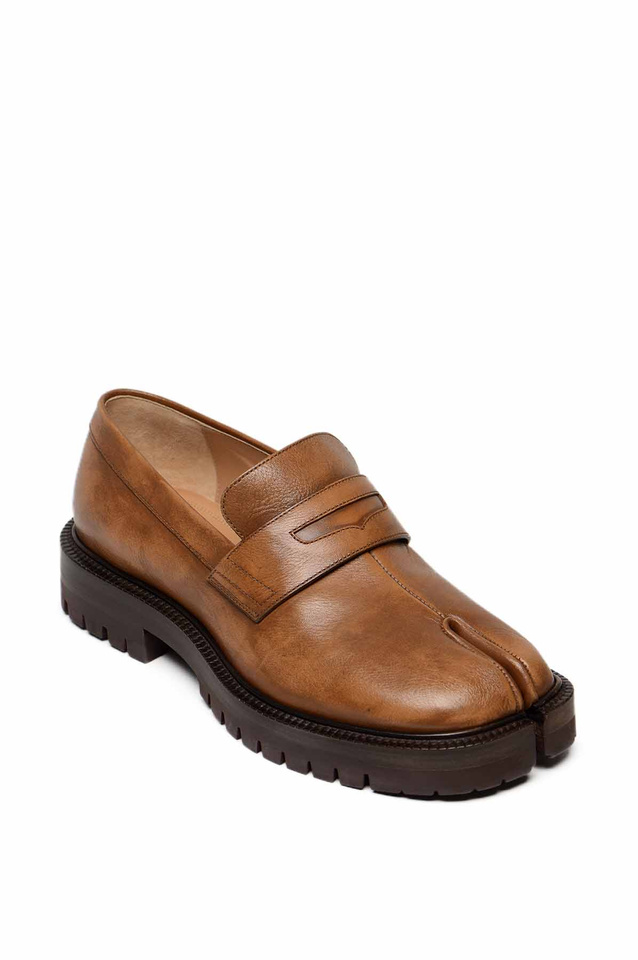 MAISON MARGIELA Tabi County Loafer Shoes Brown - 2