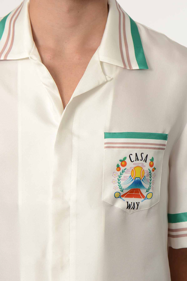 CASABLANCA Casa Way Silk Shirt - 4