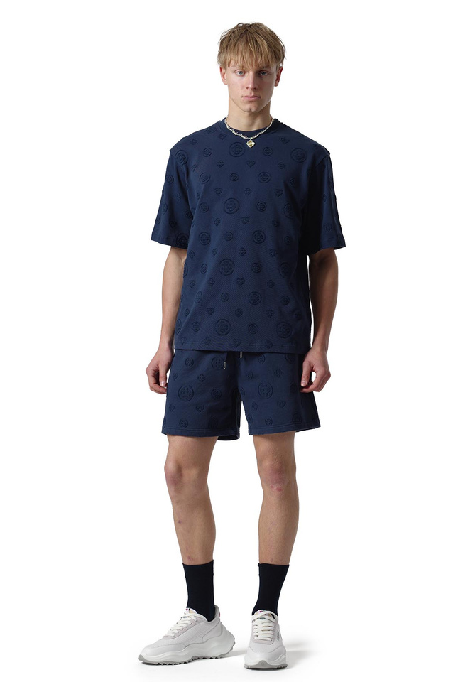 CASABLANCA Monogram T-shirt Navy - 2
