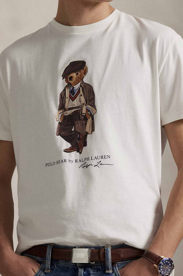 POLO RALPH LAUREN Polo Bear Cotton Jersey T-Shirt White - 2