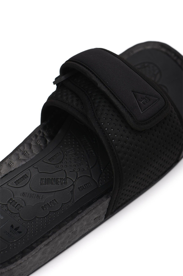ADIDAS X PHARRELL WILLIAMS Black Boost Slides - 3