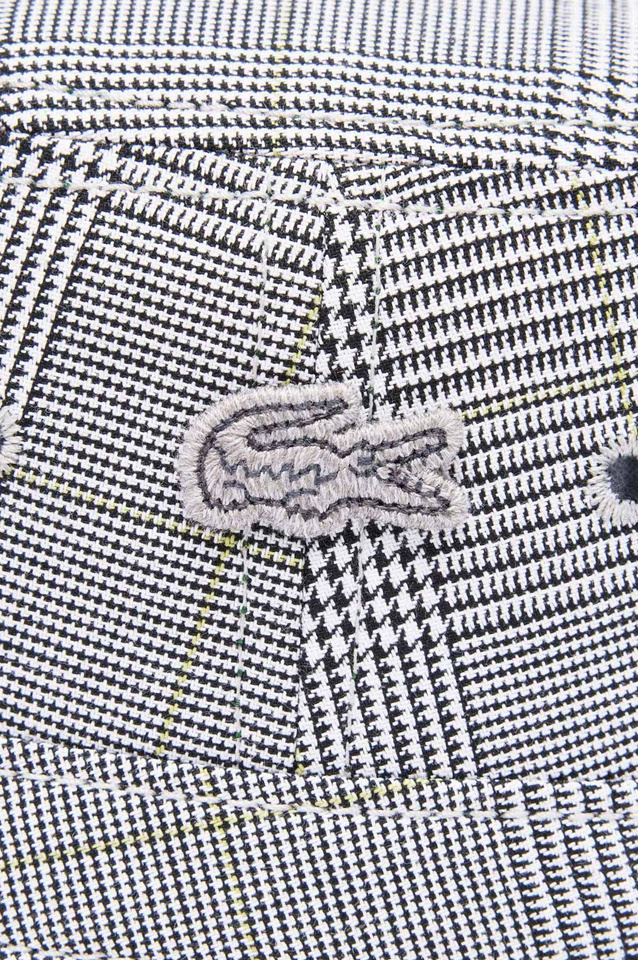 Chapéu de balde axadrezado de algodão LACOSTE - 3