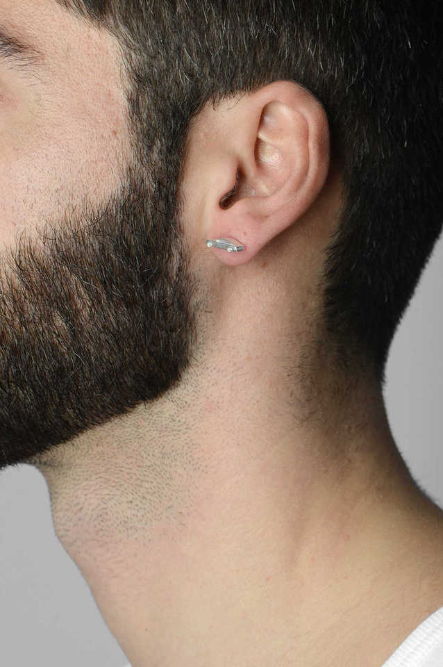 Brincos de prata HATTON LABS Automobile - 3