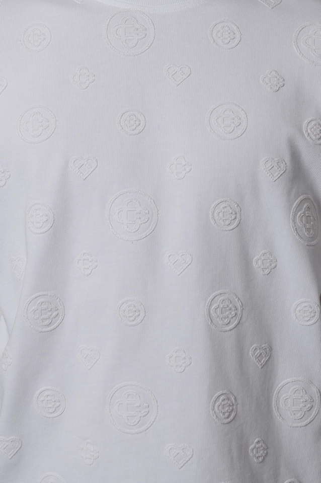 CASABLANCA Monogram White T-shirt - 4