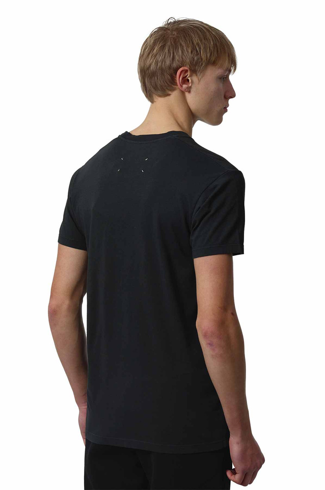 MAISON MARGIELA Logo Patch T-shirt Charcoal - 3