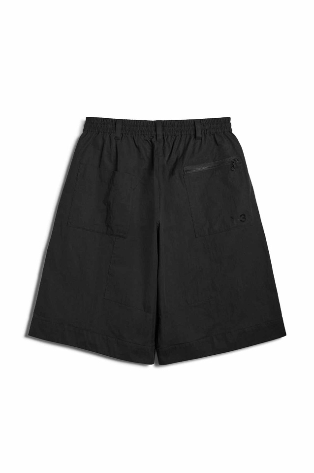 Y-3 Calções de perna larga Preto - 2