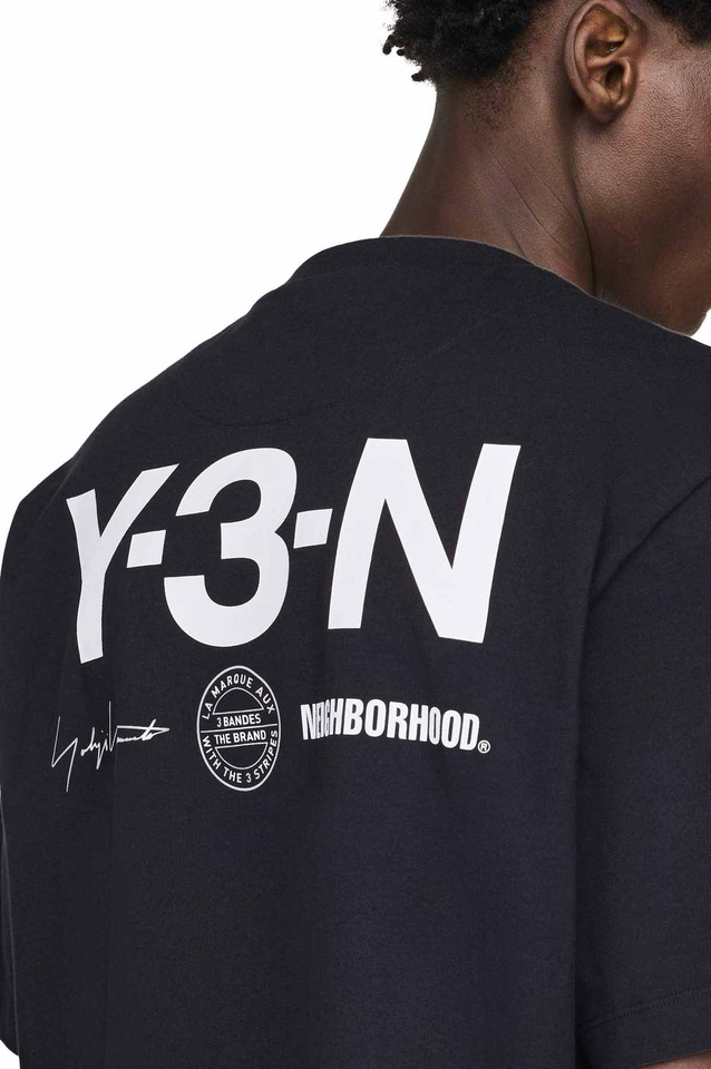 T-shirt gráfica Y-3-N Preto - 7