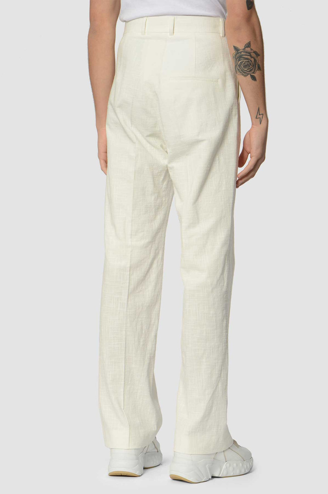 CASABLANCA Wide Leg Trousers Off White - 2