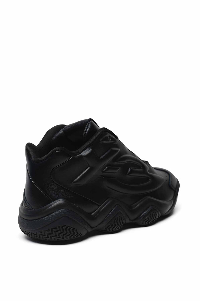Y-3 Megaball Sapatilhas Triple Black  - 4