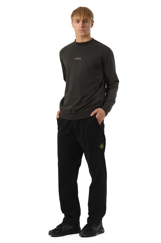 STONE ISLAND 6100018 ‘Industrial Four’ Sweatshirt Lead Grey - 2