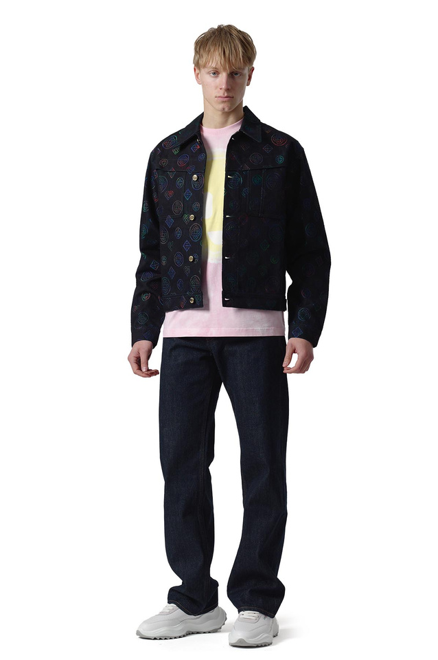 CASABLANCA Heatmap Denim Jacket Black/Multicolor - 2