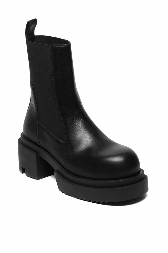 RICK OWENS Concordians Beatle Bogun Boots Black - 2