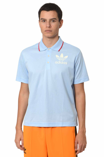 adidas X WALES BONNER Polo-Shirt Glow Blue