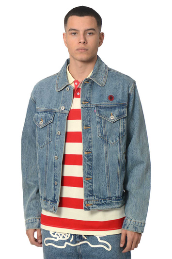 ICECREAM Running Dog Trucker Denim Jacket