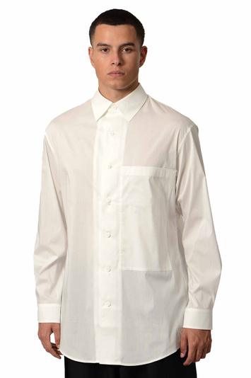 Y-3 Cotton Sports Shirt White 