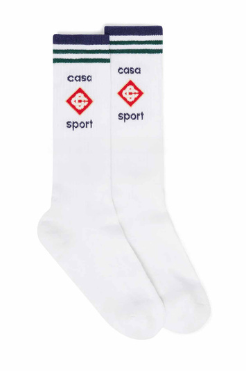 CASABLANCA Casa Sport Mid Calf Socks Branco