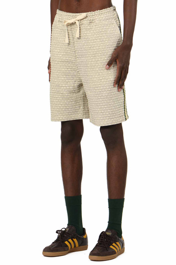 DRÔLE DE MONSIEUR Tweed Shorts Cream