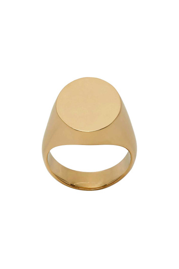 MAISON MARGIELA Chevalier Ring Yellow Gold