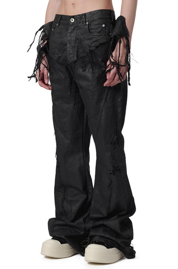 DRKSHDW Temple Slivered Bootcut Jeans Black