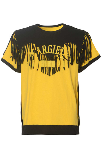  MAISON MARGIELA Décortiqué Fringe T-shirt