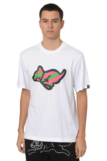 ICECREAM Running Puppy T-shirt White