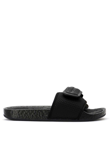 ADIDAS X PHARRELL WILLIAMS HU Triple Black Boost Slides