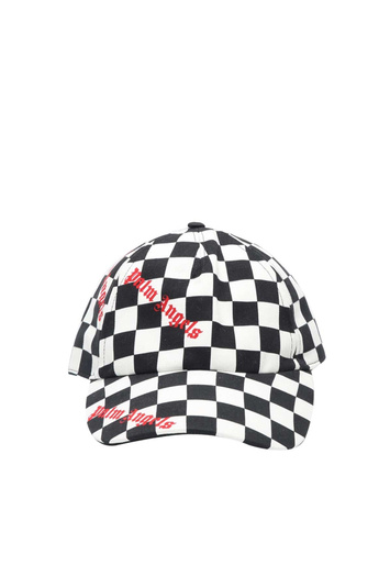 PALM ANGELS Boné Damier de basebol axadrezado