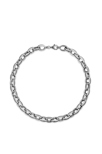 TWOJEYS Icon Monogram Necklace Silver