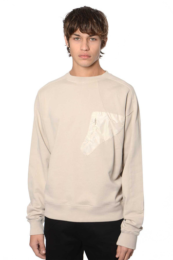 HELIOT EMIL Shaped Pocket Stone Sweatshirt