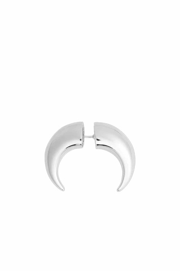MARINE SERRE Regenerated Single Tin Shamanic Stud Earring